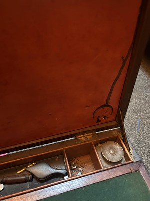 Lot 321 - A Victorian mahogany writing slope