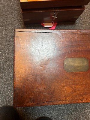 Lot 321 - A Victorian mahogany writing slope
