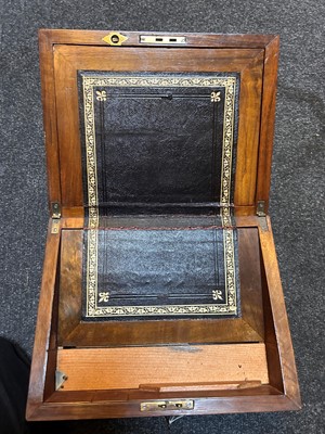 Lot 321 - A Victorian mahogany writing slope