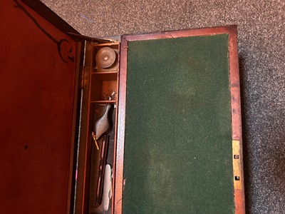 Lot 321 - A Victorian mahogany writing slope