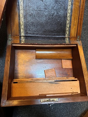 Lot 321 - A Victorian mahogany writing slope