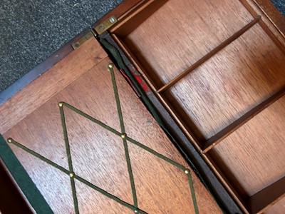 Lot 321 - A Victorian mahogany writing slope