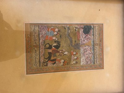 Lot 80 - Six Indian court and hunting scenes