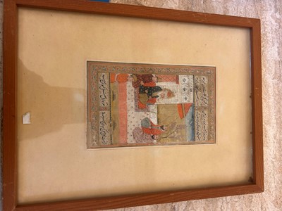 Lot 80 - Six Indian court and hunting scenes