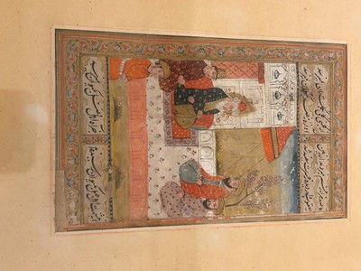 Lot 80 - Six Indian court and hunting scenes