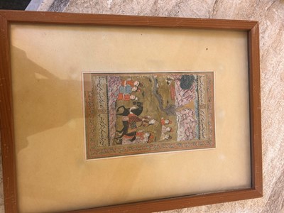 Lot 80 - Six Indian court and hunting scenes