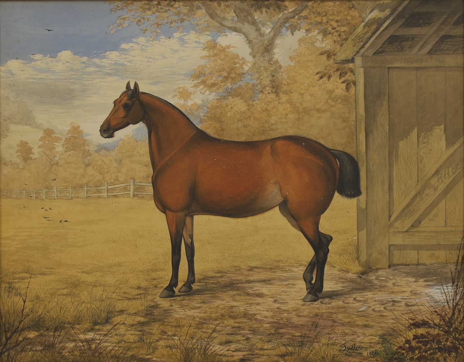 Lot 336 - Joseph W Ludlow (British, 1840-1915)