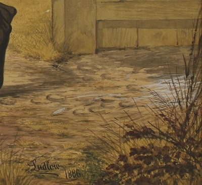 Lot 336 - Joseph W Ludlow (British, 1840-1915)