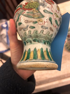 Lot 68 - A pair of Chinese vases