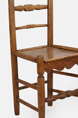 Lot 122 - A pair of farmhouse side chairs
