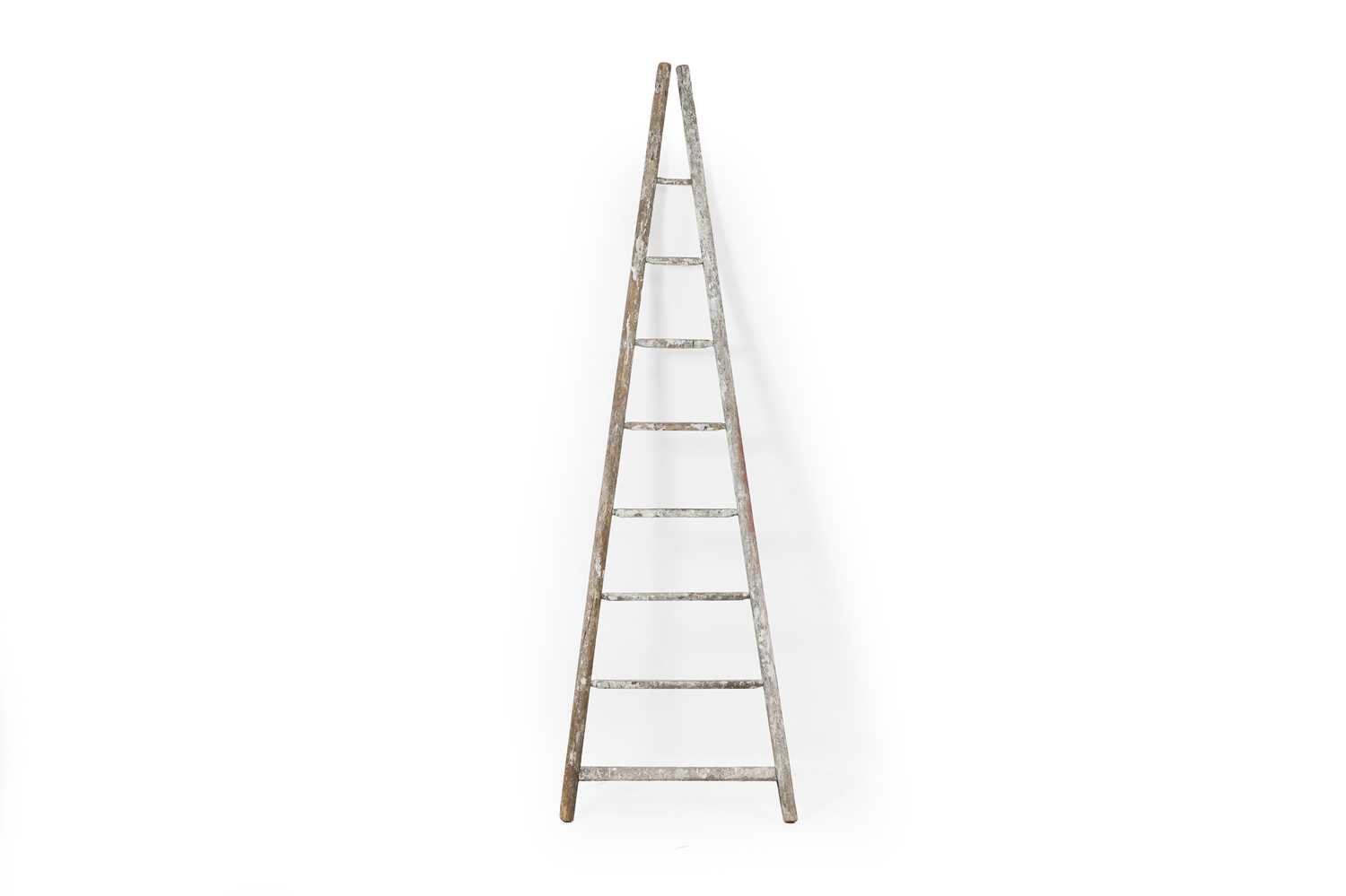 Lot 127 - A vernacular pine stepladder
