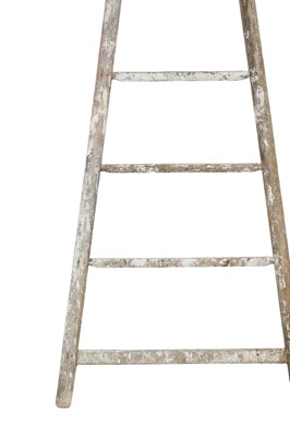 Lot 127 - A vernacular pine stepladder