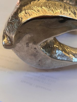 Lot 19 - A silver novelty figure modelled as a bear