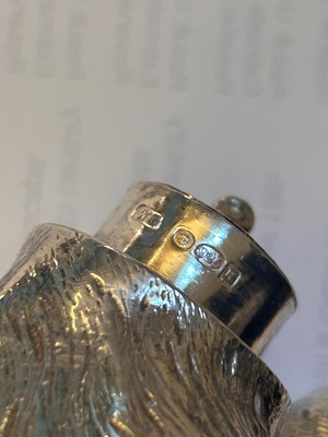 Lot 19 - A silver novelty figure modelled as a bear