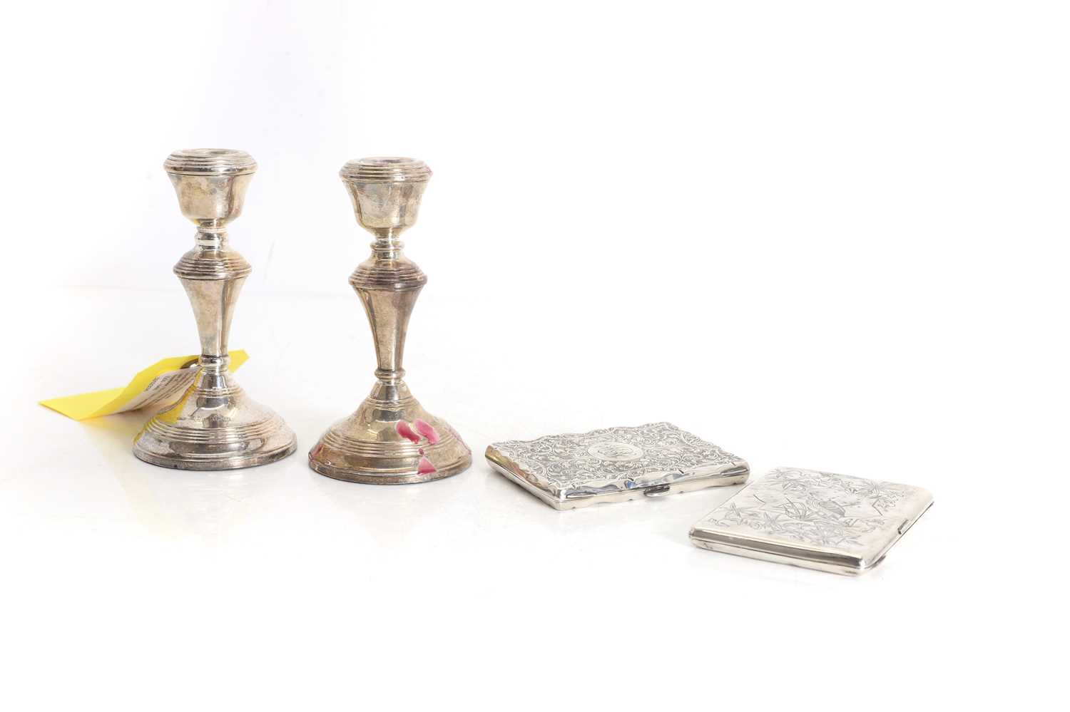 Lot 22 - A pair of silver notepad cases
