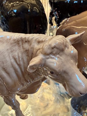 Lot 108 - A collection of Beswick cows and calves