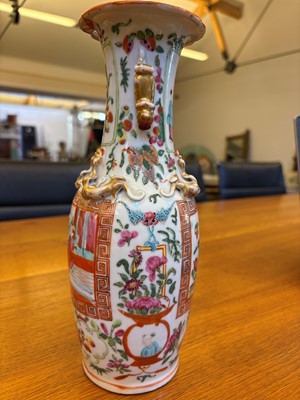 Lot 59 - A Cantonese famille rose vase