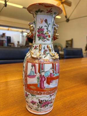 Lot 59 - A Cantonese famille rose vase