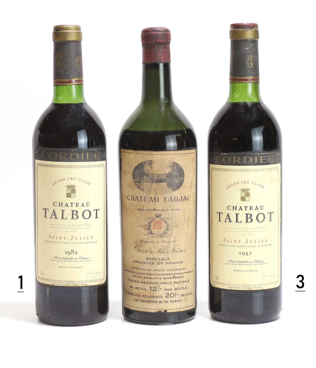 Lot 91 - Chateau Talbot, Saint-Julien, 1982