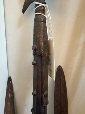 Lot 381 - Two halberds