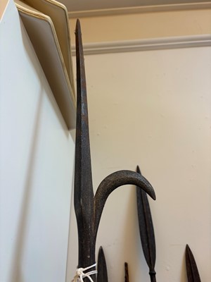 Lot 381 - Two halberds