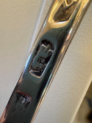 Lot 4 - A silver marrow scoop