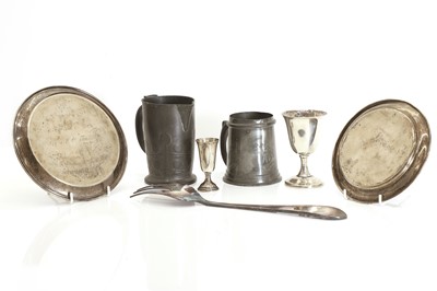 Lot 21 - Four American sterling silver items