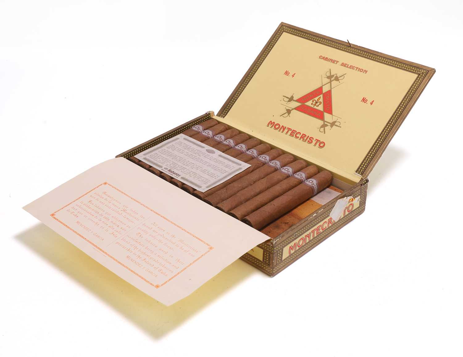 Lot 195 - Montecristo - No. 4 - 23 cigars