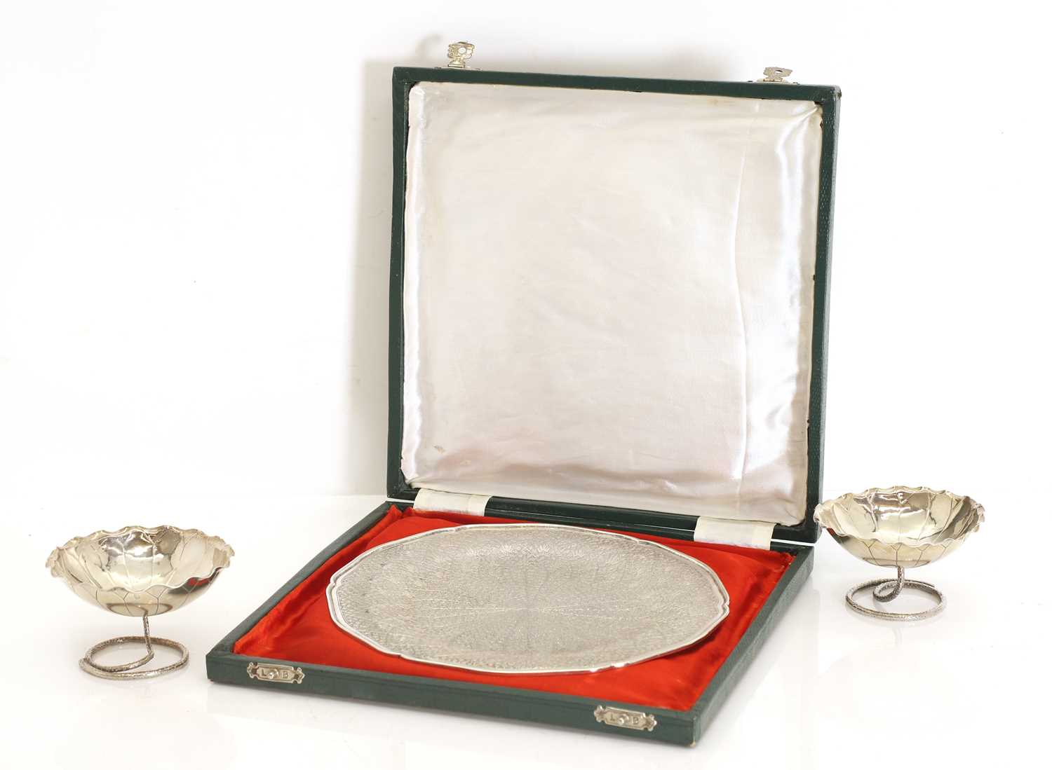 Lot 3 - An Indian silver dish