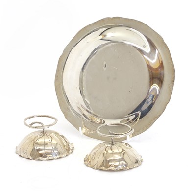 Lot 3 - An Indian silver dish