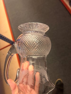 Lot 155 - A collection of 'Thistle' pattern Edinburgh glass