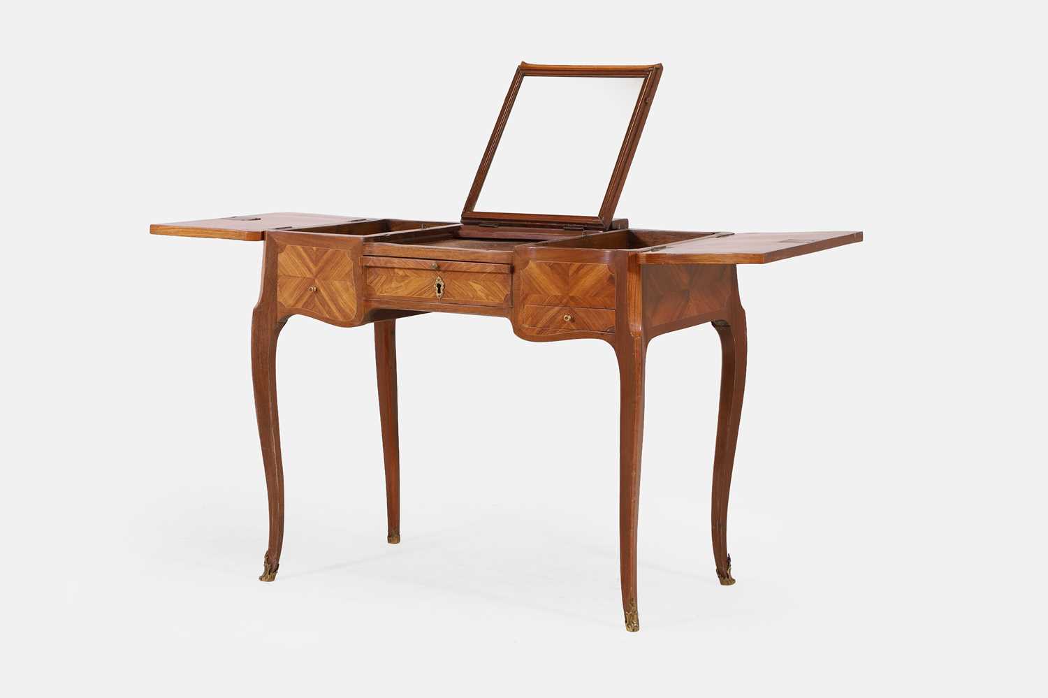Lot 572 - A kingwood and amaranth poudreuse attributed to Roger Vandercruse Lacroix (French, 1728-1799)