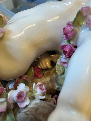 Lot 135 - A Meissen standing Cupid figure