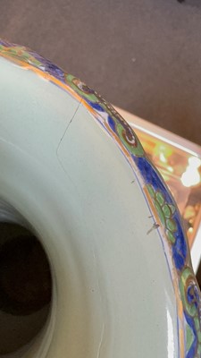 Lot 55 - A large famille rose baluster vase