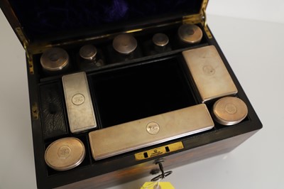Lot 26 - A coromandel travelling case