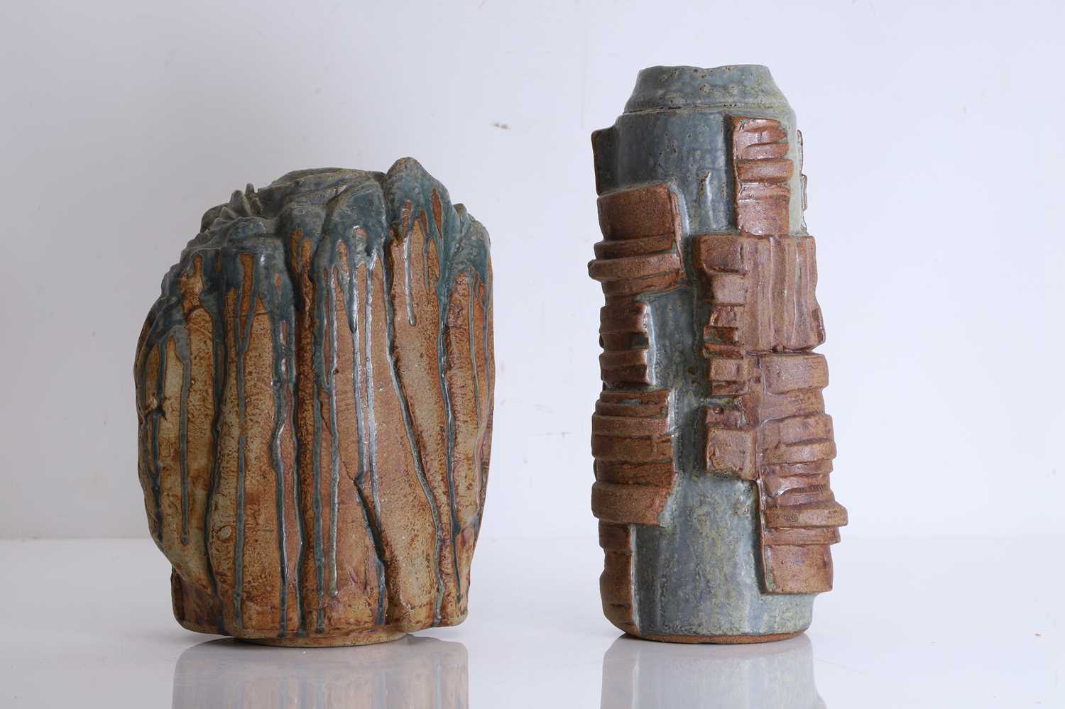Lot 107 - Two Bernard Rooke vases