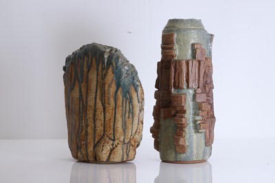 Lot 107 - Two Bernard Rooke vases