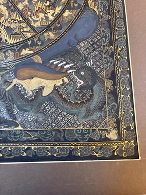 Lot 64 - Tibetan Wheel of Life thangka