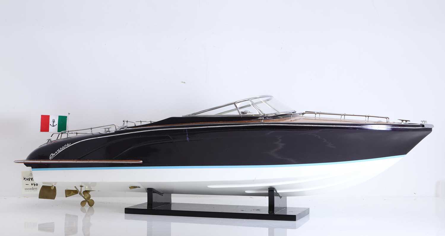 Lot 307 - A model of a Riva 'RIVERAMA' speedboat