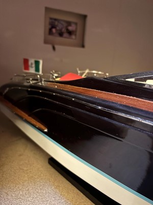 Lot 307 - A model of a Riva 'RIVERAMA' speedboat
