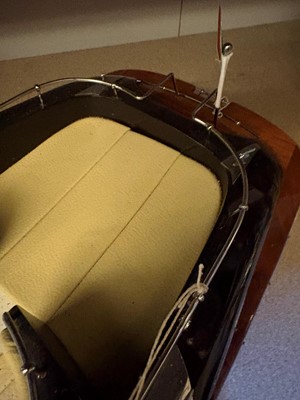 Lot 307 - A model of a Riva 'RIVERAMA' speedboat