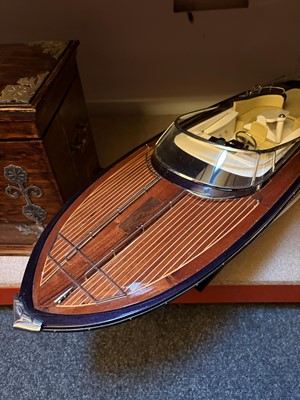 Lot 307 - A model of a Riva 'RIVERAMA' speedboat
