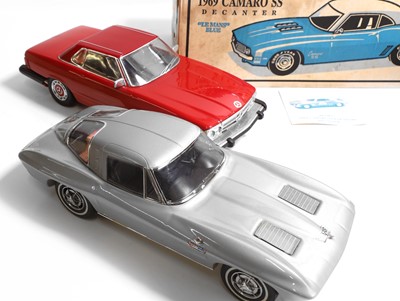 Lot 19 - A collection of model car whiskey decanters