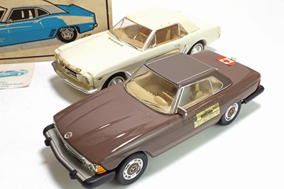 Lot 19 - A collection of model car whiskey decanters