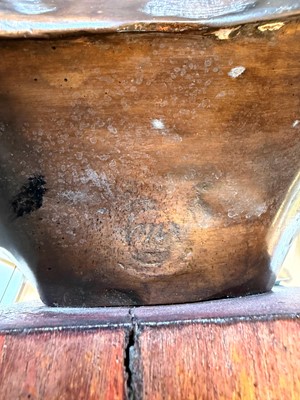 Lot 252 - A bronzed bust