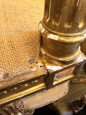 Lot 501 - A set of four Louis XVI style fauteuils