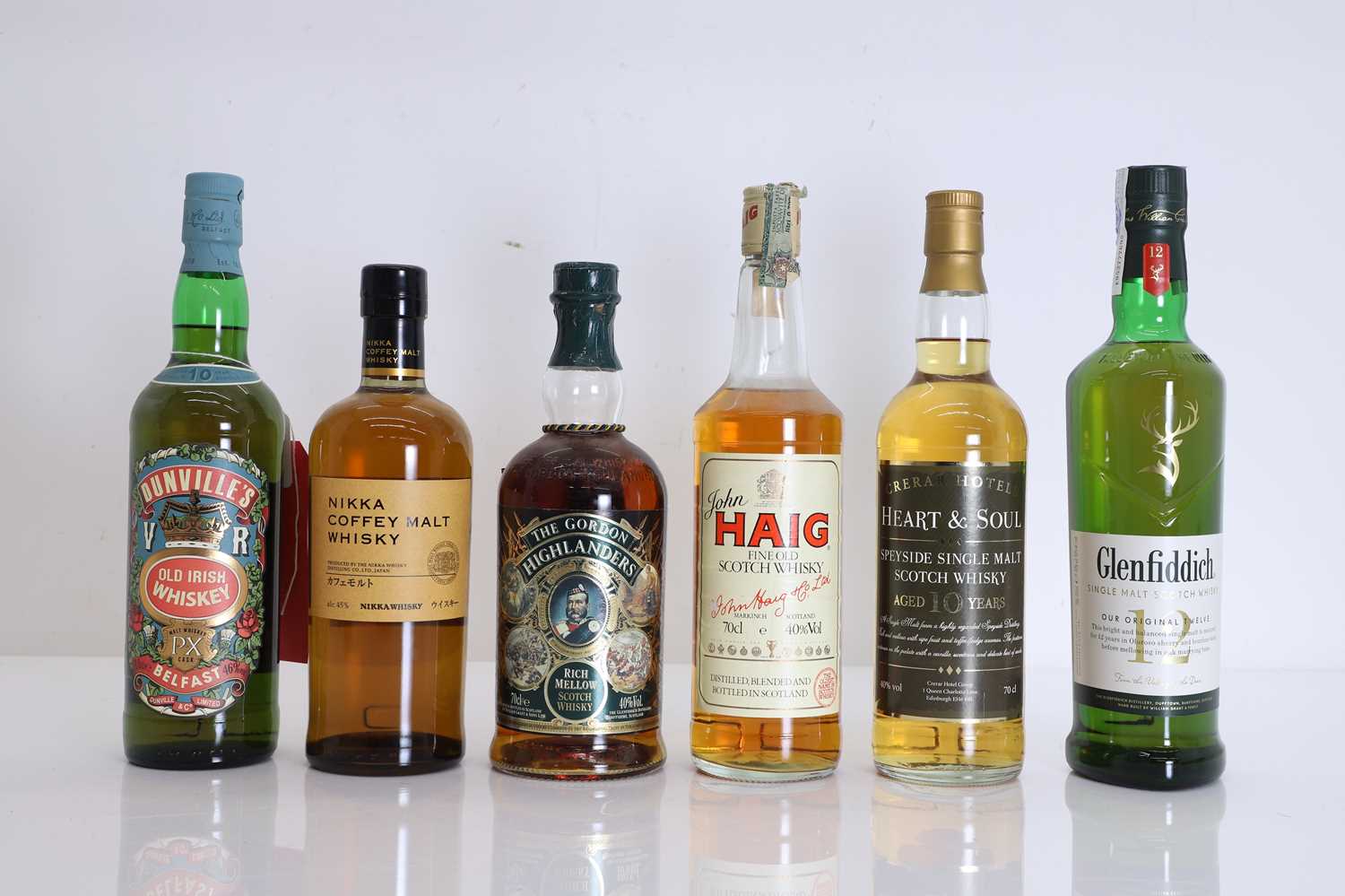 Lot 394 - A selection of whiskies