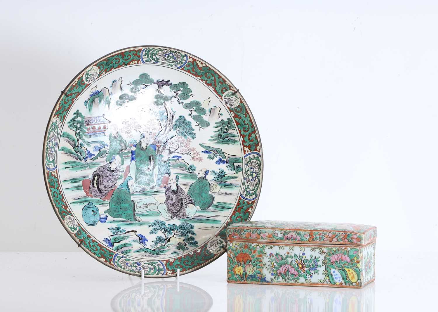 Lot 116 - A Japanese Ko-Kutani charger
