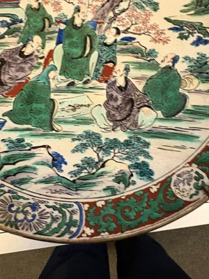 Lot 116 - A Japanese Ko-Kutani charger