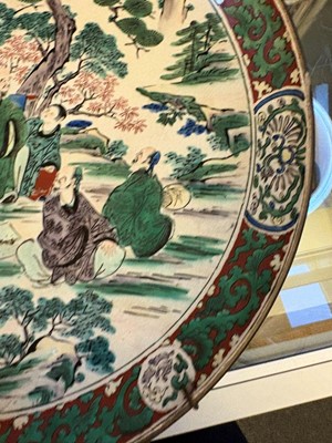 Lot 116 - A Japanese Ko-Kutani charger
